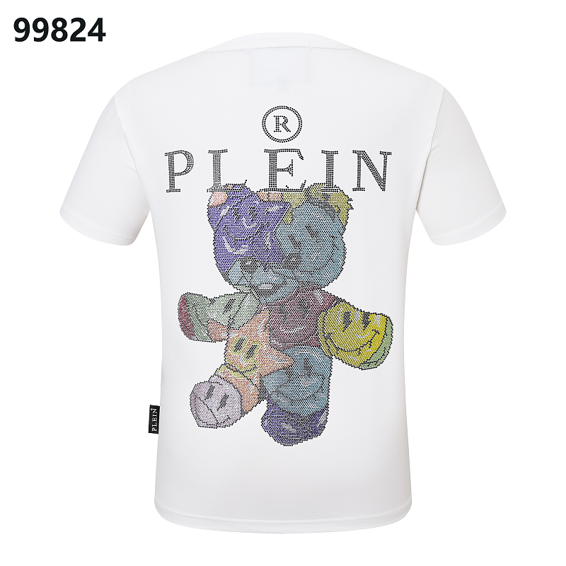 P**P Men's Members Club Logo Emblem T-Shirt | Black White