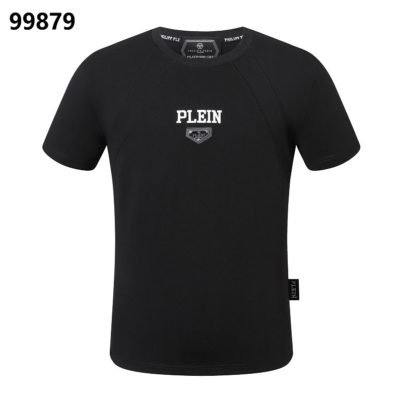 P**P Men's Art Collector Logo Emblem T-Shirt | Black White