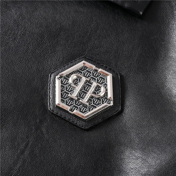 NEW-PP Leather Jacket