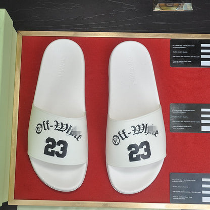 New-OFF Leather slippers