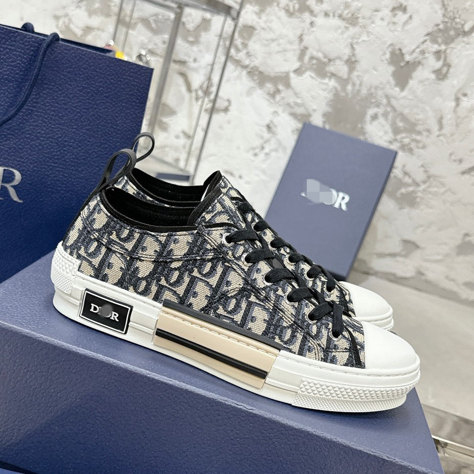 D**R Luxury Leather Casual Sneakers | Designer Unisex Shoes