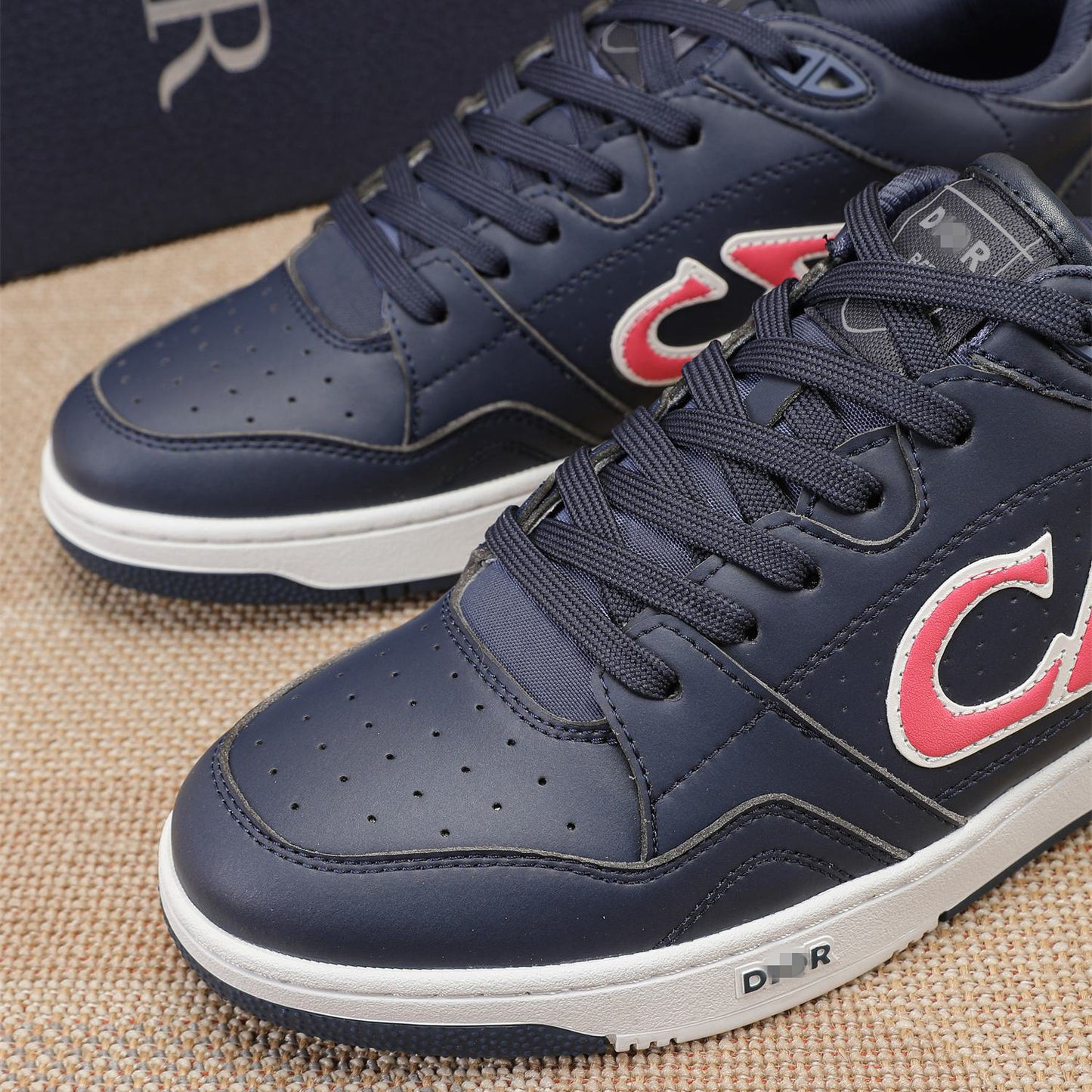 D**R Luxury Leather Casual Sneakers | Designer Unisex Shoes