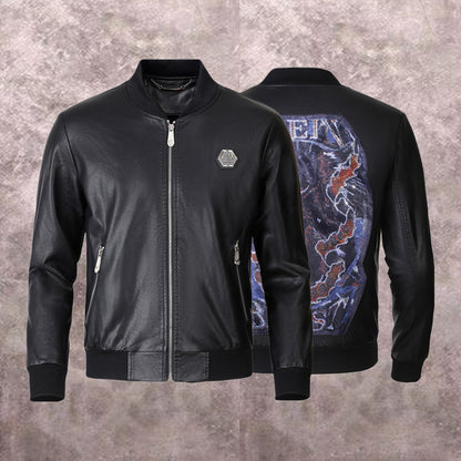 NEW-PP Leather Jacket