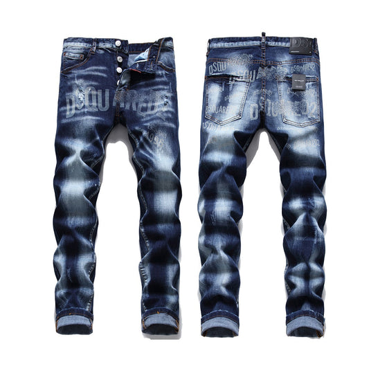 NEW-2025ss printing Jeans