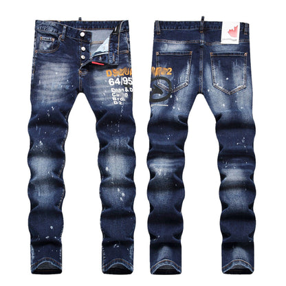 NEW-2025ss Printed Jeans