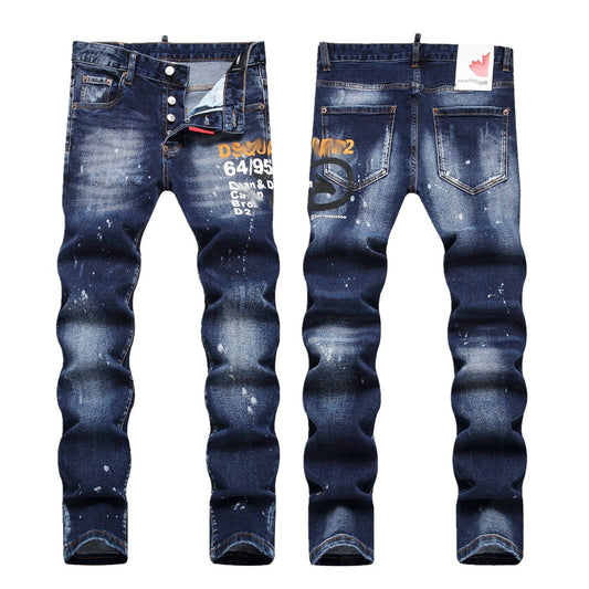 NEW-2025ss Printed Jeans