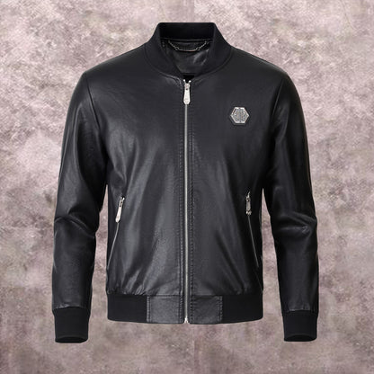 NEW-PP Leather Jacket