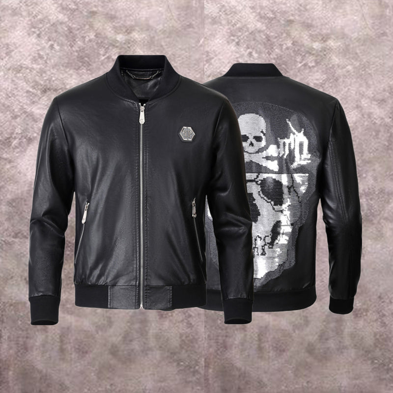 NEW-PP Leather Jacket