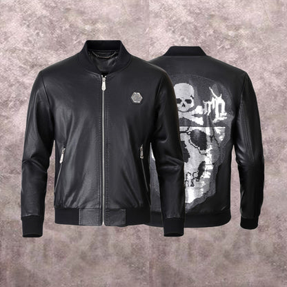 NEW-PP Leather Jacket