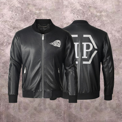 NEW-PP Leather Jacket