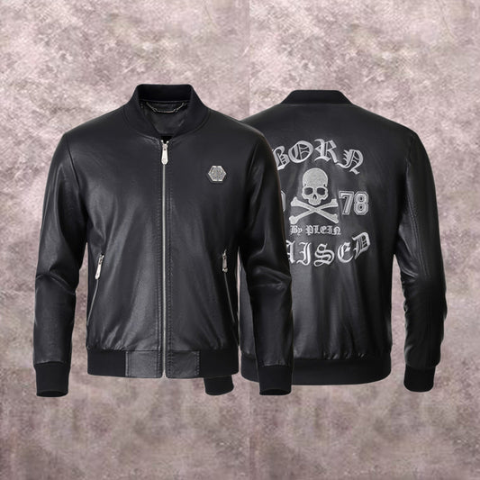 NEW-PP Leather Jacket