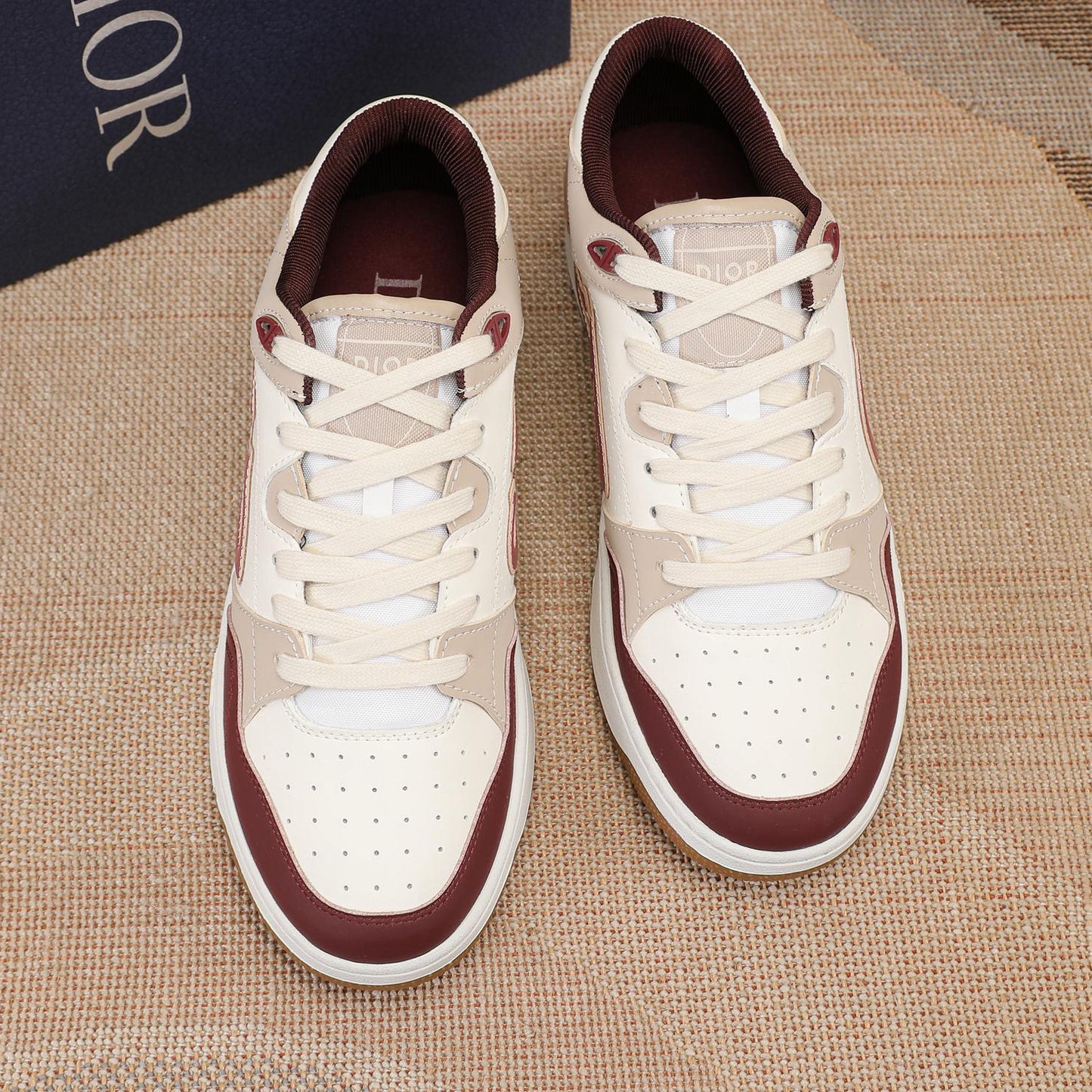 D**R Luxury Leather Casual Sneakers | Designer Unisex Shoes