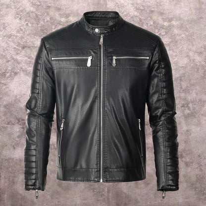 NEW-PP Leather Jacket