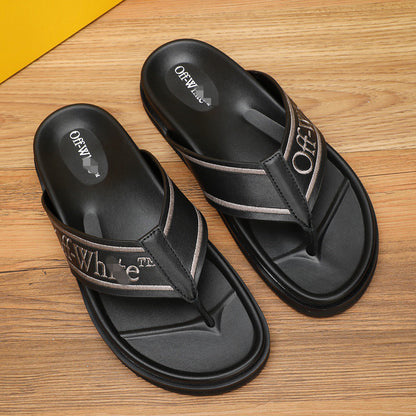 New-OFF Leather slippers