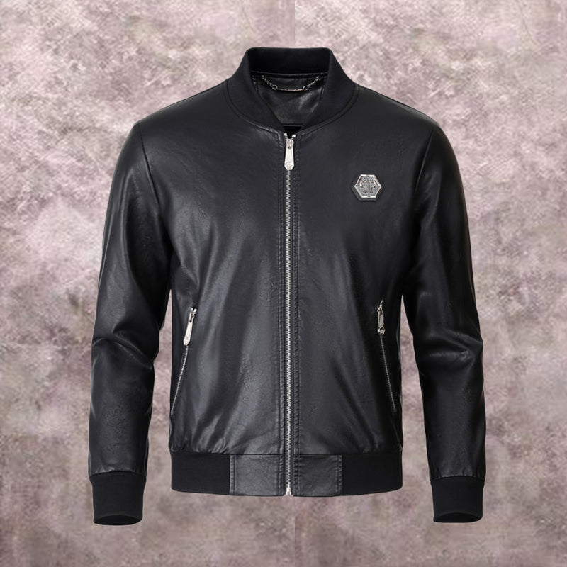 NEW-PP Leather Jacket