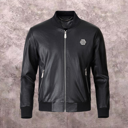 NEW-PP Leather Jacket