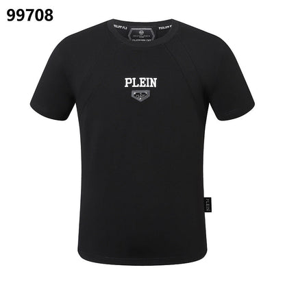P**P Men's Urban Elite Logo Shield T-Shirt | Black White