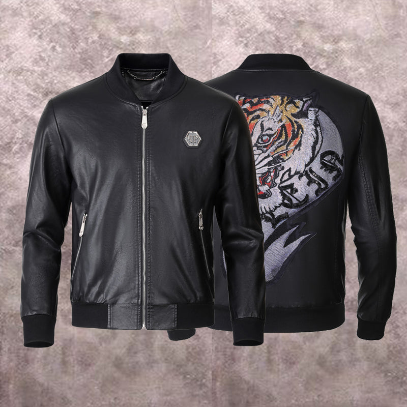 NEW-PP Leather Jacket