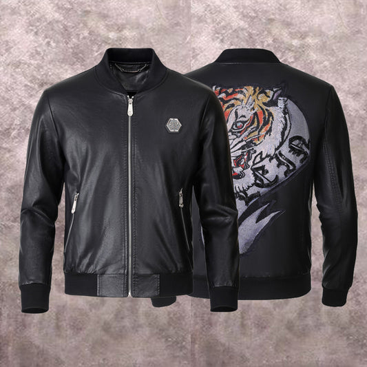 NEW-PP Leather Jacket