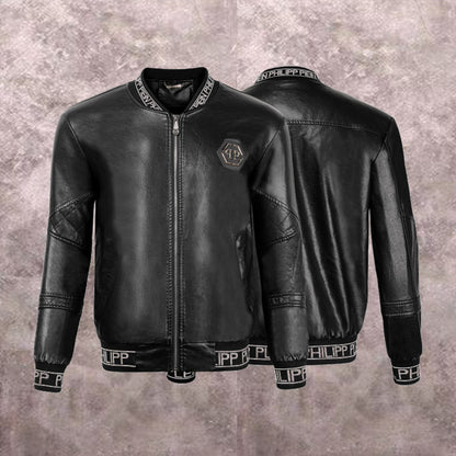 NEW-PP Leather Jacket