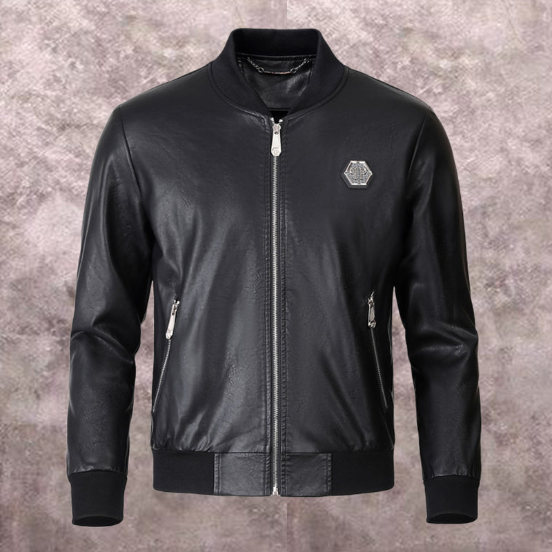 NEW-PP Leather Jacket