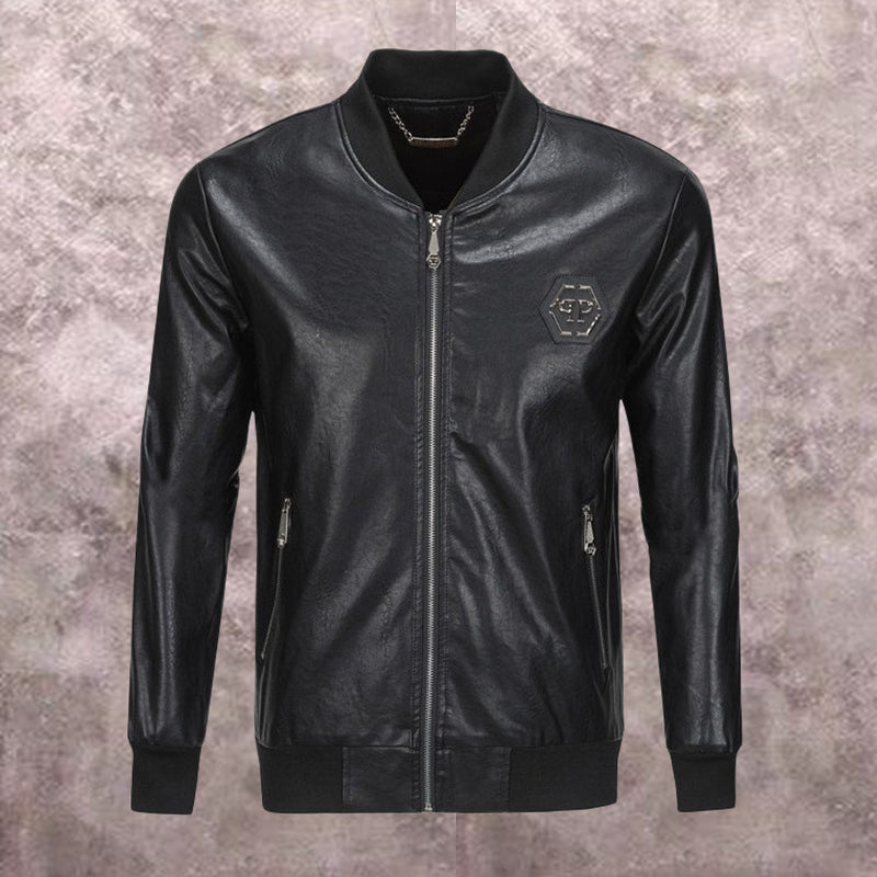 NEW-PP Leather Jacket