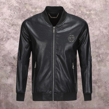 NEW-PP Leather Jacket