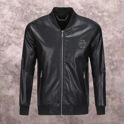 NEW-PP Leather Jacket