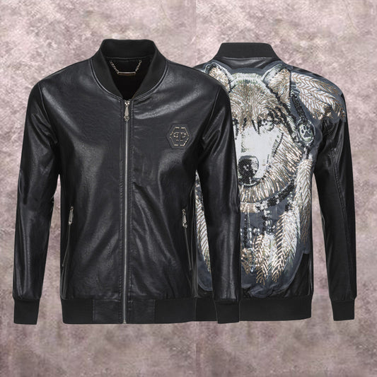 NEW-PP Leather Jacket