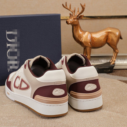 D**R Luxury Leather Casual Sneakers | Designer Unisex Shoes