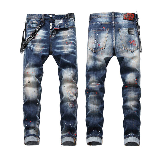 NEW-Spray paint Jeans