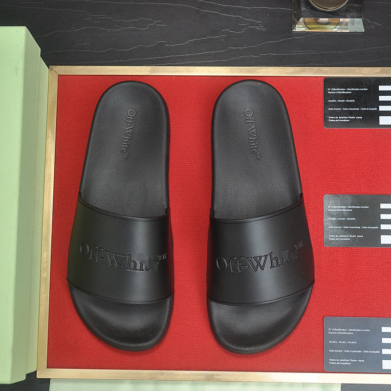 New-OFF Leather slippers
