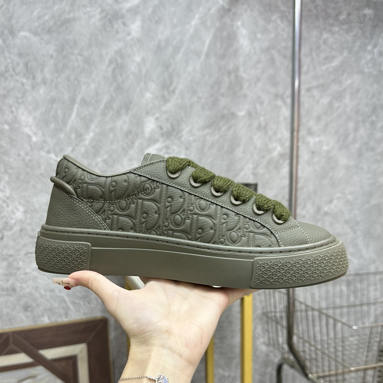 D**R Luxury Leather Casual Sneakers | Designer Unisex Shoes