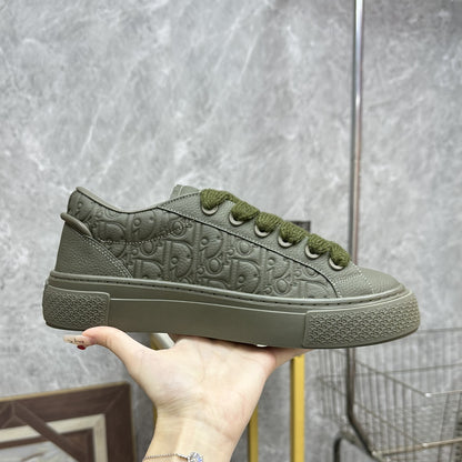 D**R Luxury Leather Casual Sneakers | Designer Unisex Shoes