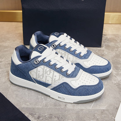 D**R Luxury Leather Casual Sneakers | Designer Unisex Shoes