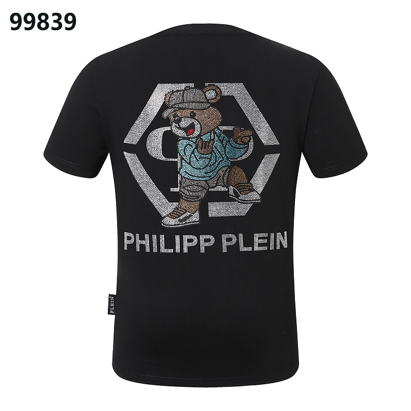 P**P Men's Music Festival Logo Emblem T-Shirt | Black White