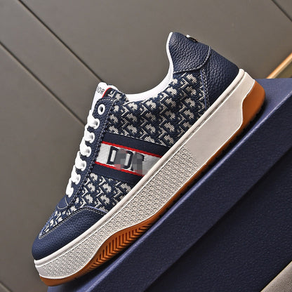 D**R Luxury Leather Casual Sneakers | Designer Unisex Shoes