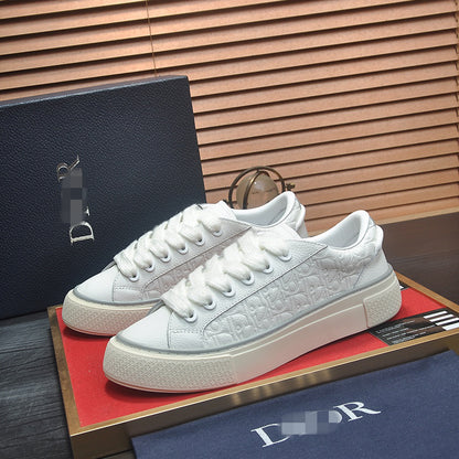 D**R Luxury Leather Casual Sneakers | Designer Unisex Shoes