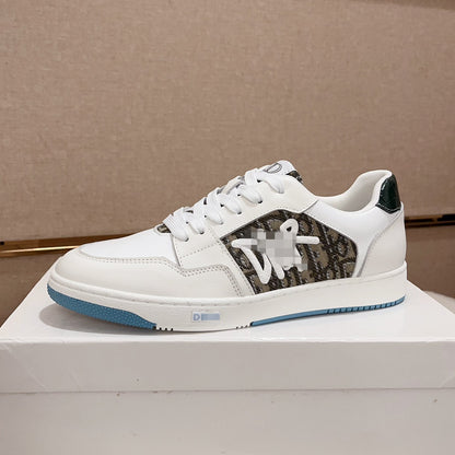 D**R Luxury Leather Casual Sneakers | Designer Unisex Shoes