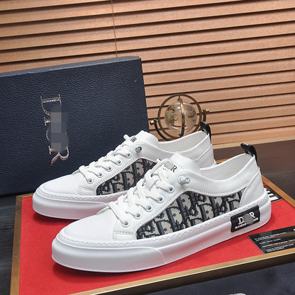D**R Luxury Leather Casual Sneakers | Designer Unisex Shoes