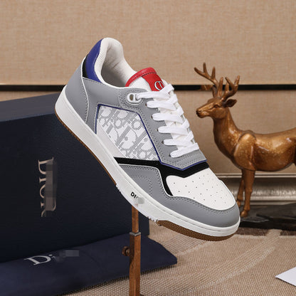 D**R Luxury Leather Casual Sneakers | Designer Unisex Shoes