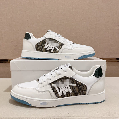 D**R Luxury Leather Casual Sneakers | Designer Unisex Shoes