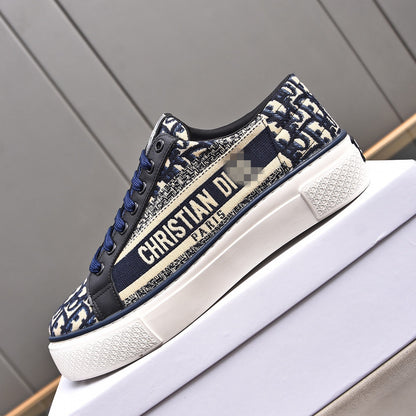 D**R Luxury Leather Casual Sneakers | Designer Unisex Shoes