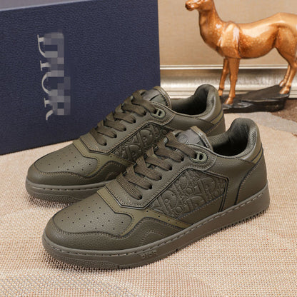 D**R Luxury Leather Casual Sneakers | Designer Unisex Shoes