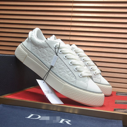 D**R Luxury Leather Casual Sneakers | Designer Unisex Shoes