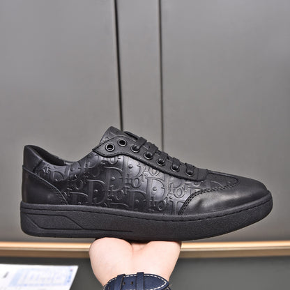 D**R Luxury Leather Casual Sneakers | Designer Unisex Shoes