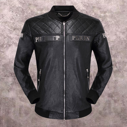 NEW-PP Leather Jacket