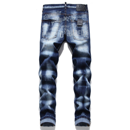 NEW-2025ss printing Jeans