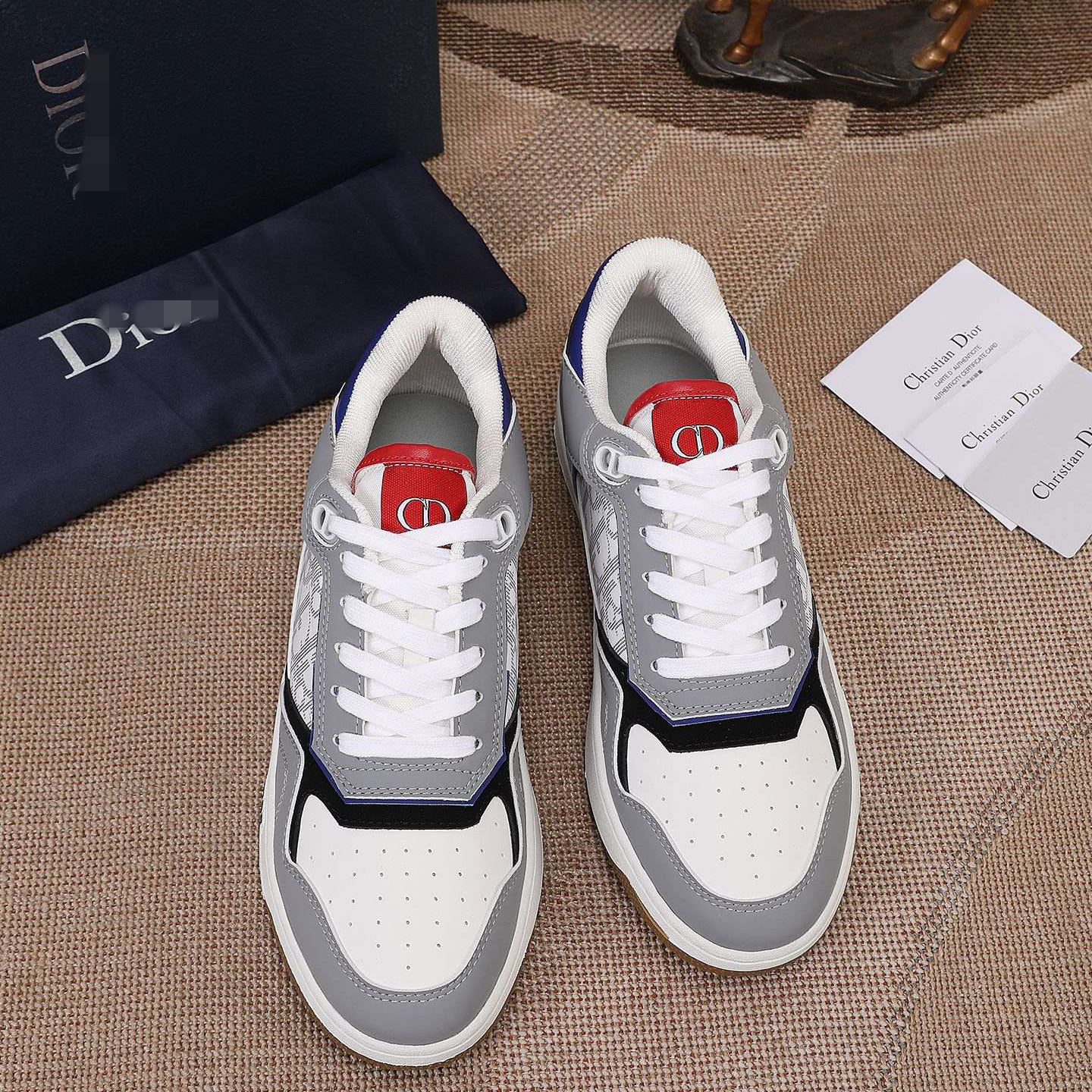 D**R Luxury Leather Casual Sneakers | Designer Unisex Shoes