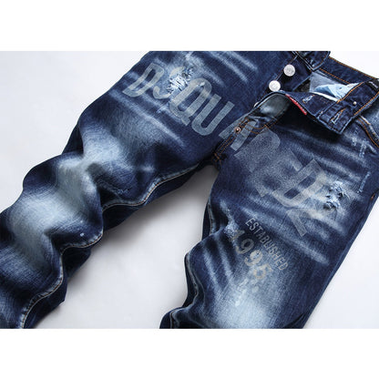 NEW-2025ss printing Jeans